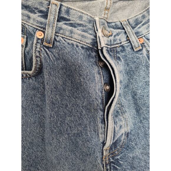 Zara RHUIGI button fly jeans straight relaxed medium baggy Y2K style - Picture 9 of 14